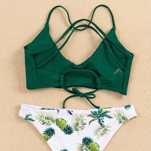 Pineapple adjustable bikini